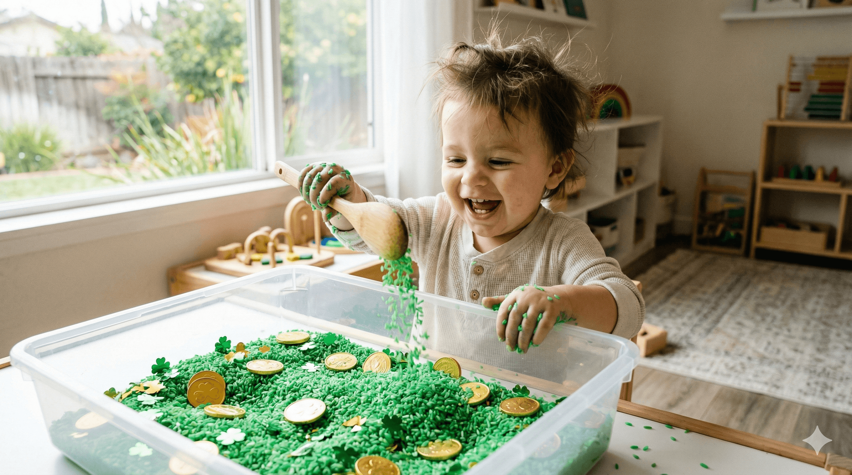 St. Patrick's Day Sensory Play: Green Fun for San Jose Toddlers