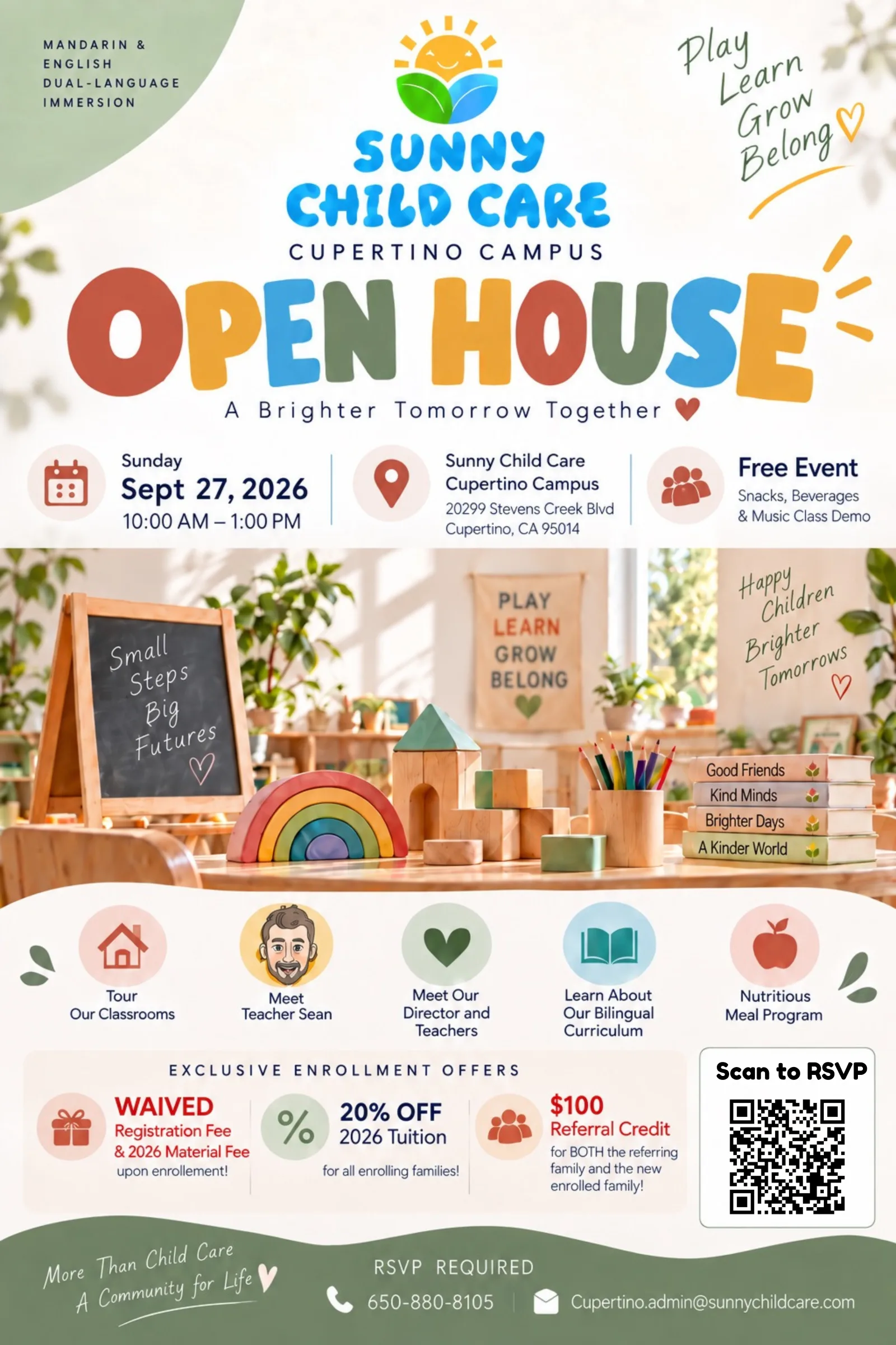 Join Us for the Grand Opening of Sunny Child Care in Cupertino!